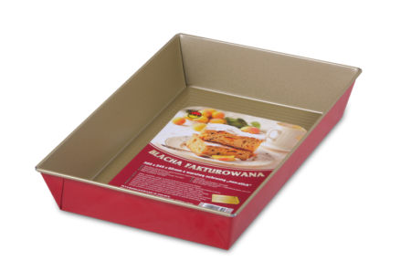 SNB Blacha fakturowana ZŁOTO - CZERWONA