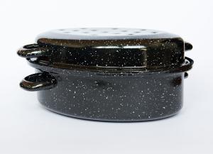 Brytfanna emaliowana owalna 10 l Elo Pol