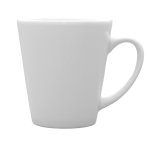 LUBIANA TRAPO Kubek Do Kawy Herbaty Porcelanowy Biały Ceramiczny 400 ml