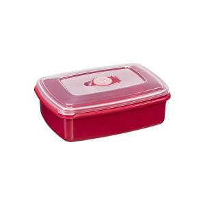 Pojemnik na żywność 1,3 L Micro Czerwony Plast Team