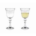 KROSNO Komplet 6 kieliszków do wina białego KRISTA deco 150 ml