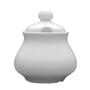 LUBIANA Cukiernica Porcelanowa Z Pokrywką 200 ml WERSAL Biała