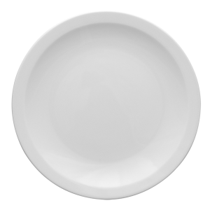 LUBIANA SCANDIA Talerz Deserowy Płytki 1 Szt. Porcelanowy 17 cm Biały