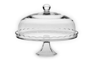 Patera z falbanką z kloszem 32 cm Jasło