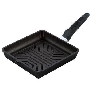 Patelnia grillowa tytanowa kwadrat 24cm/24cm/4cm - SKK
