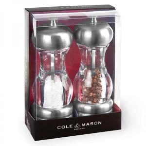 Zestaw młynków do soli i pieprzu Saturn 16,5 cm - Cole & Mason