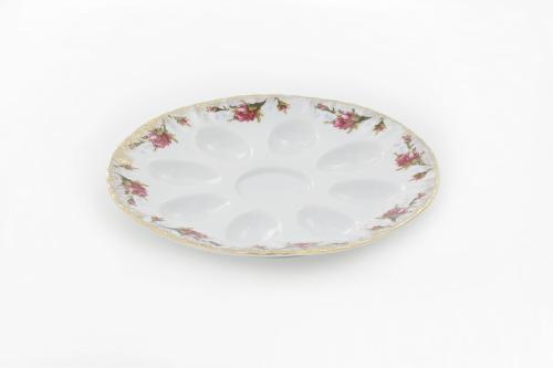 CHODZIEŻ Półmisek okrągły do jaj 21 cm IWONA 013