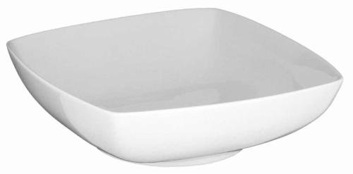 KAROLINA Salaterka kwadratowa MAXIM Biała