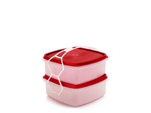 TRAGAR Menażka plastikowa podwójna KWADRAT 0901