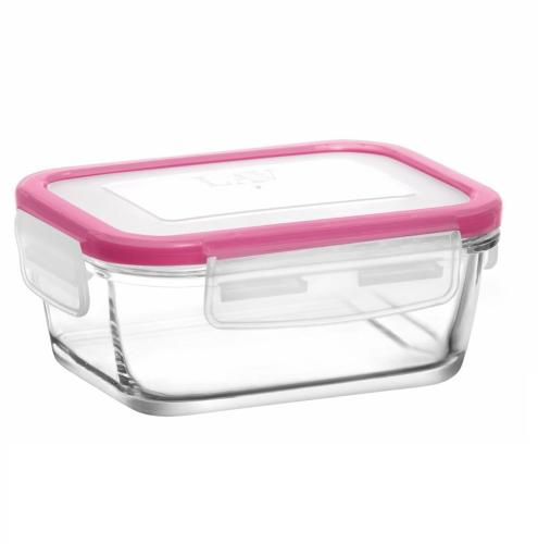 LAV Pojemnik szklany na lunch z silikonowym zapięciem 400 ml