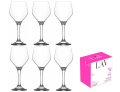 LAV Komplet 6 kieliszków do wody 450 ml ELLA ELL582F
