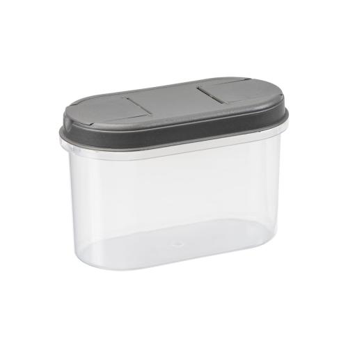 Pojemnik z dozownikiem na artykuły sypkie 1,1 l Szary PLAST TEAM