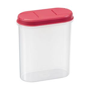 Pojemnik z dozownikiem  na artykuły sypkie 2,2 l Czerwony Plast Team