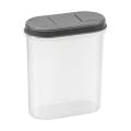 Pojemnik z dozownikiem na artykuły sypkie 2,2 l Szary PLAST TEAM