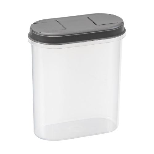 Pojemnik z dozownikiem na artykuły sypkie 2,2 l Szary PLAST TEAM