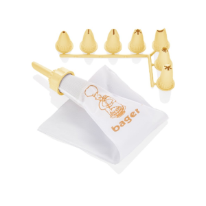 Rękaw cukierniczy wielokrotnego użytku do ciast - 8 końcówek