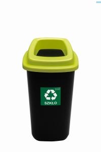 KOSZ POJEMNIK DO SEGREGACJI 28L SZKŁO ZIELONY
