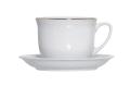 Kubek ze spodkiem Wiedeń złota linia Lubiana 300 ml/16 cm