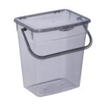 Pojemnik na proszek 6 L Szary Plast Team 