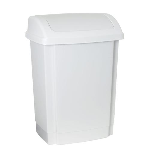 Kosz 15 L Swing Biały PLAST TEAM