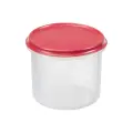 Pojemnik na żywność 2 L Okrągły Margerit Czerwony PLAST TEAM