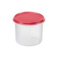 Pojemnik na żywność 1 L Okrągły Margerit Czerwony PLAST TEAM