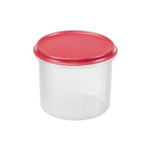 Pojemnik na żywność 1 L Okrągły Margerit Czerwony Plast Team 