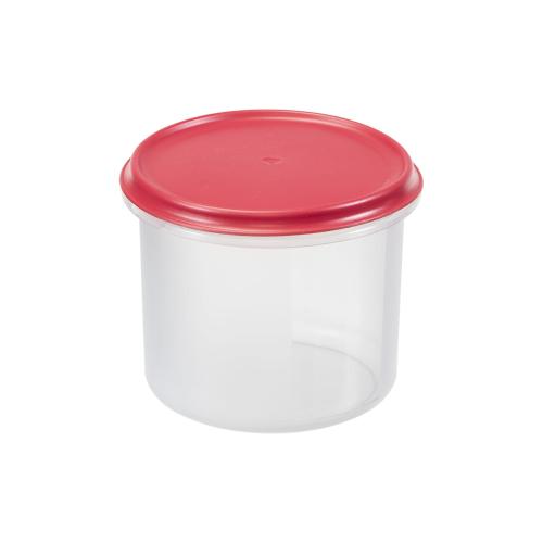 Pojemnik na żywność 1 L Okrągły Margerit Czerwony PLAST TEAM