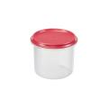 Pojemnik na żywność 0,5 L Okrągły Margerit Czerwony PLAST TEAM