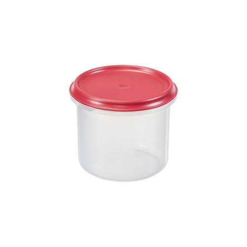 Pojemnik na żywność 0,5 L Okrągły Margerit Czerwony PLAST TEAM