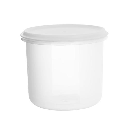 Pojemnik na żywność 2 L Okrągły Margerit Biały PLAST TEAM