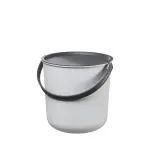 Wiadro z pokrywką 10 l Szaro-Czarne Akita Plast Team 