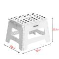 Taboret składany 22,5 cm Biały EasyForm