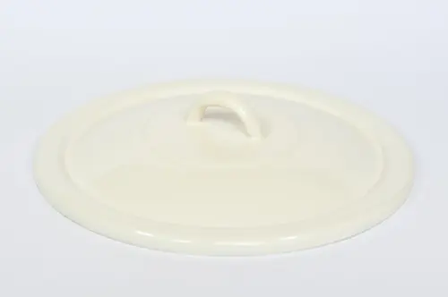 ELO POL Pokrywa emaliowana kremowo pastelowa 16 cm