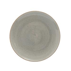 LUBIANA BOSS Talerz Obiadowy Płytki 1 Szt. Kolory Ziemi Siwy 27 cm