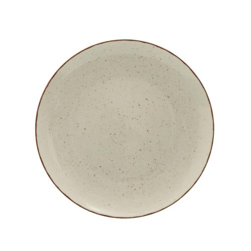 Talerz płytki 27 cm Kolory ziemi Budyń Lubiana