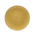 Talerz płytki 27 cm Kolory ziemi Żółty Lubiana
