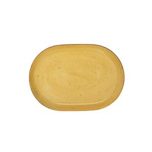 Półmisek owalny Boss Kolory ziemi Żółty Lubiana 28 cm