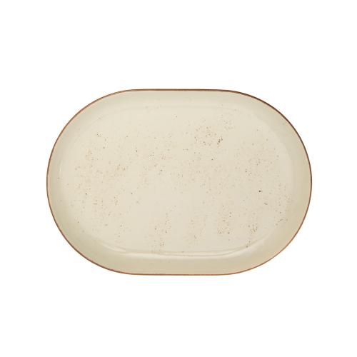 Półmisek owalny 33 cm Kolory ziemi Budyń Lubiana