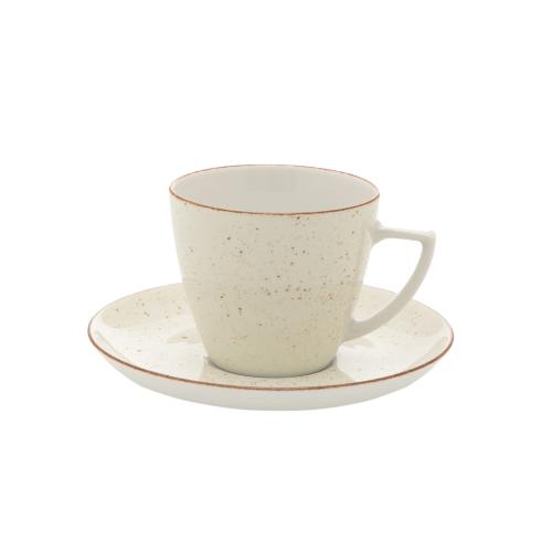 Filiżanka ze spodkiem 350 ml/17,5 cm Kolory ziemi Budyń Lubiana