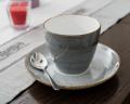 Filiżanka ze spodkiem 350 ml/17,5 cm Kolory ziemi Siwy Lubiana