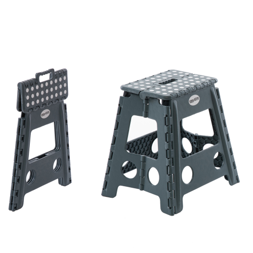 Taboret składany 40 cm Szary EasyForm