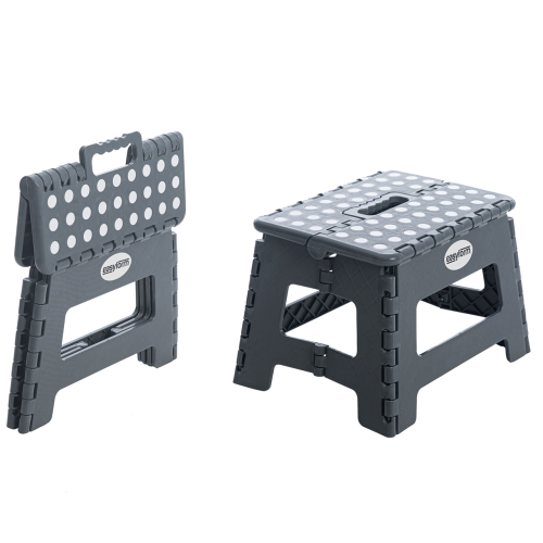 Taboret składany 22,5 cm Szary EasyForm