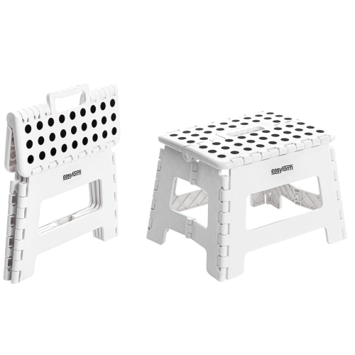Taboret składany 22,5 cm Biały EasyForm
