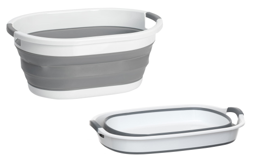 Kosz składany silikonowy 53 cm Szary EasyForm