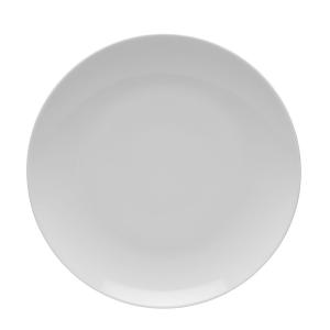 LUBIANA BOSS Talerz Deserowy Płytki 1 Szt. Porcelanowy 19,5 cm Biały