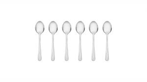 Komplet 6 szt. Łyżeczek do herbaty Mango Połysk Gerlach