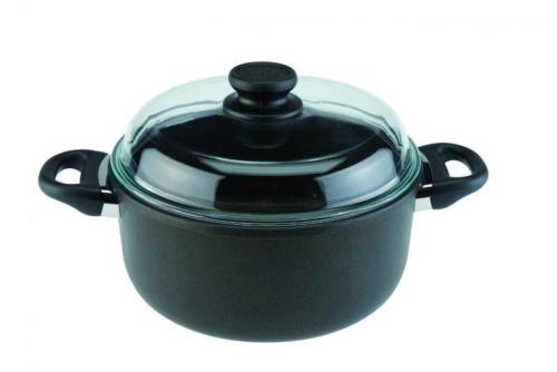 Garnek tytanowy 26cm/12cm/5.5l z pokrywą SKK