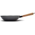 Patelnia Wok kantoński 28 cm Stal węglowa Nava