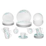 Serwis obiadowo-kawowy Boss/Beata/Dorota Aqua Flow 6 osób/32 el Lubiana